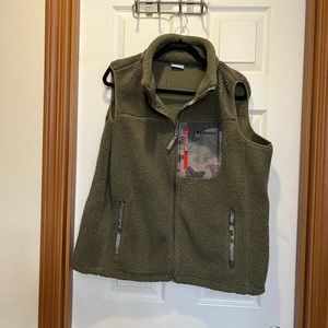 Columbia west bend full zip fleece vest